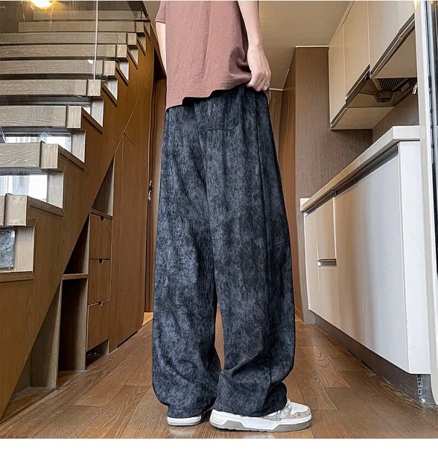 Men's Tie-Dye Ice Silk Pants Detail