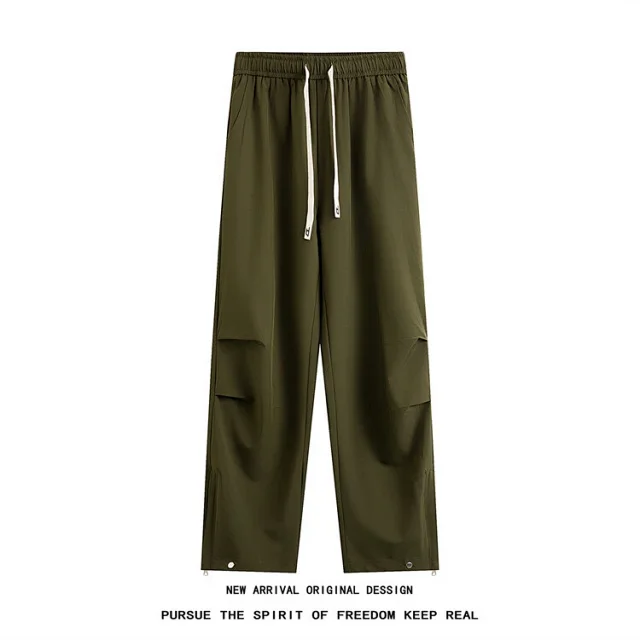 Men's Trendy Retro Micro-flared Street Pants Detail