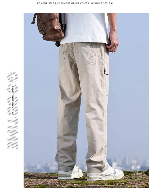 Men's 2025 Spring/Summer American Trendy Work Pants Detail