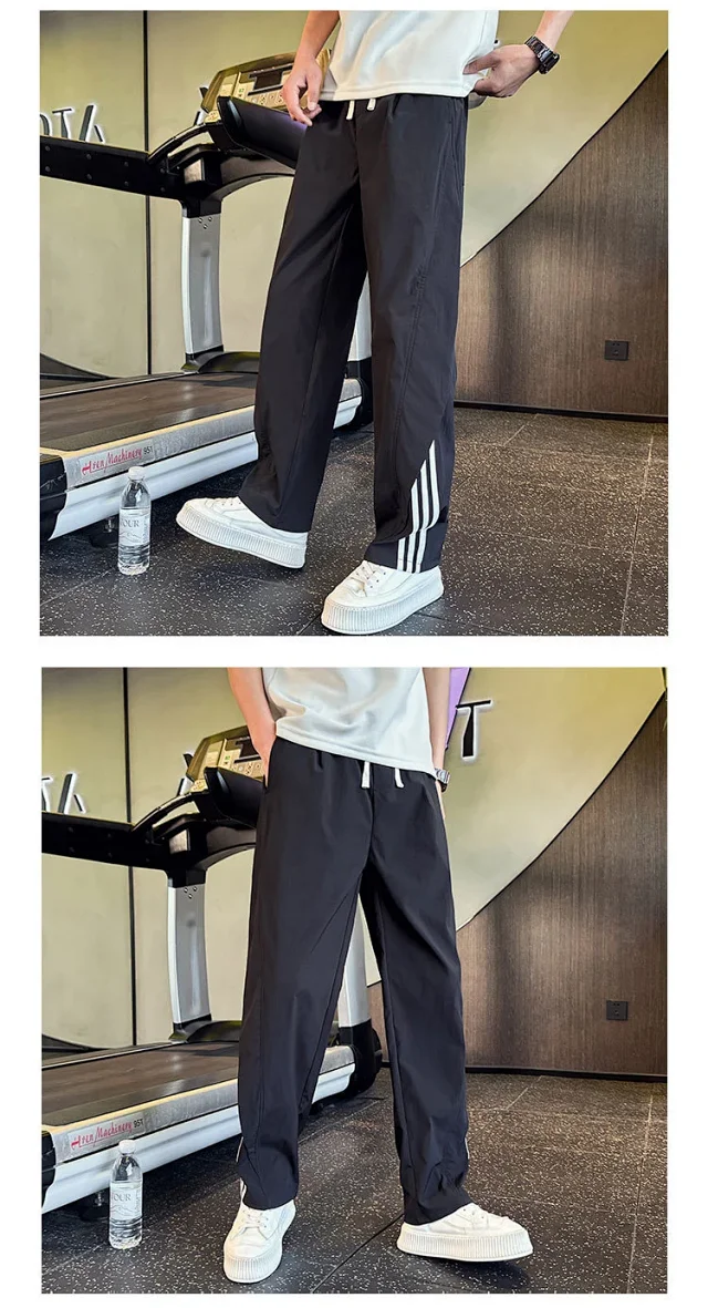 Men's Summer New Quick-dry Straight Pants Detail