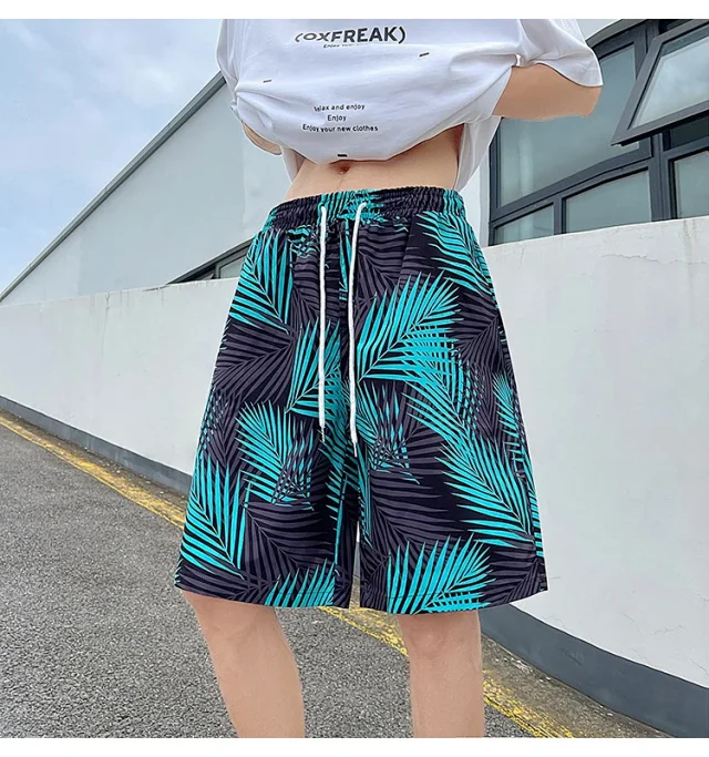 Men's Summer Quick-Dry Beach Shorts Detail