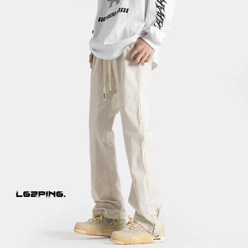 Oversize Men's Micro-flared Cargo Pants