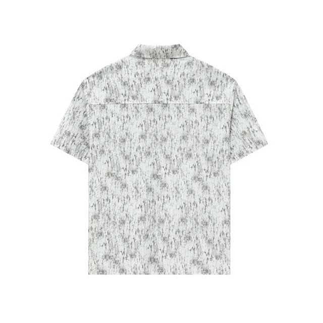 Tie-Dye Short-Sleeve Shirt Set for Men Detail