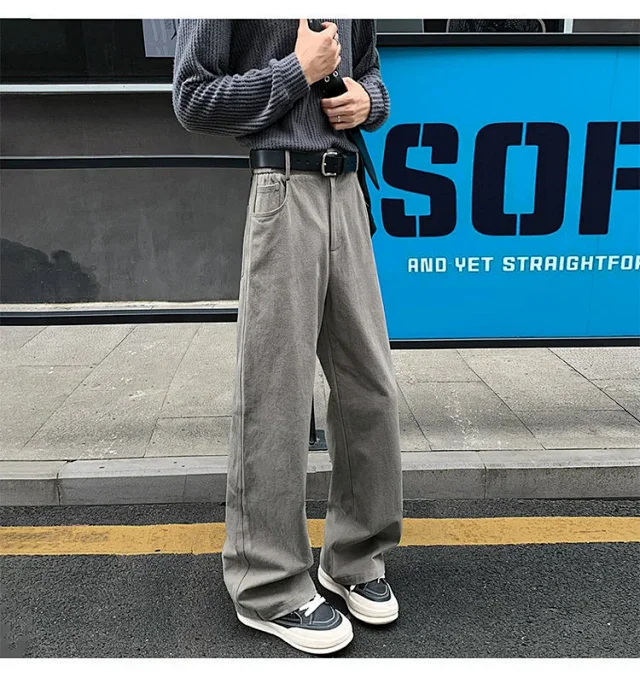 Men's Basic Black Jeans - Spring/Fall Detail