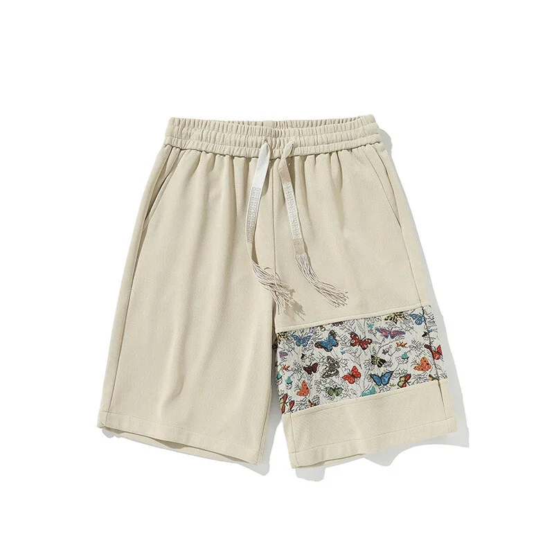Chinese-style Embroidered Men's Sport Shorts