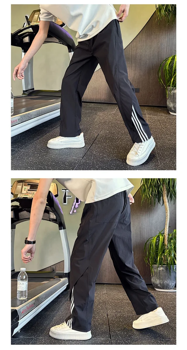 Men's Summer New Quick-dry Straight Pants Detail