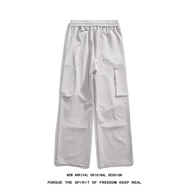Men's 2025 Summer Ice Silk Straight Pants Detail