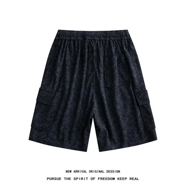 Men's Tie-Dye Athletic Shorts Detail