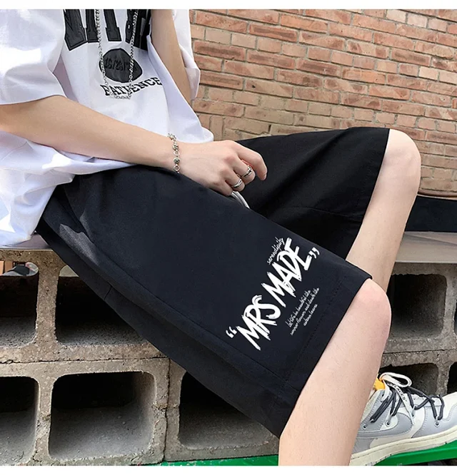 Men's Summer 2025 Oversize Straight Shorts Detail