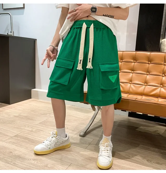 Oversize Men's Summer Athletic Shorts Detail