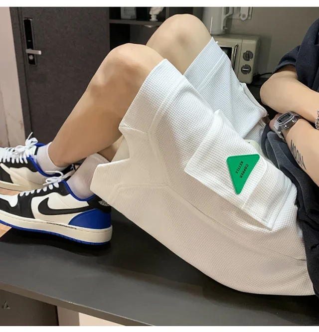 Oversize Men's Summer Athletic Shorts Detail