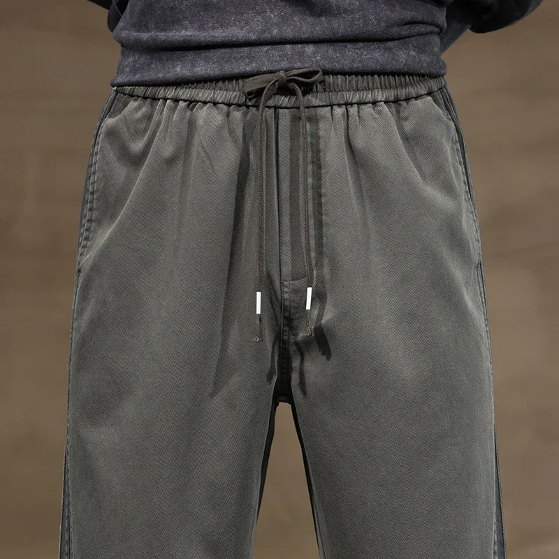 2025 Summer Men's Lyocell Loose Wide-Leg Track Pants