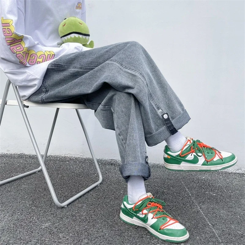 Spring/Summer Trendy Men's Loose Straight Jeans