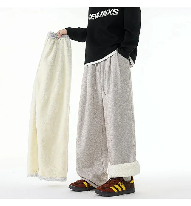 M - 6XL Men's Cleanfit Fluffy Joggers Detail