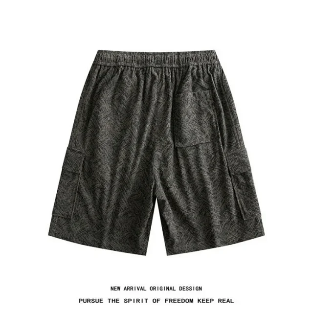 Men's Tie-Dye Athletic Shorts Detail