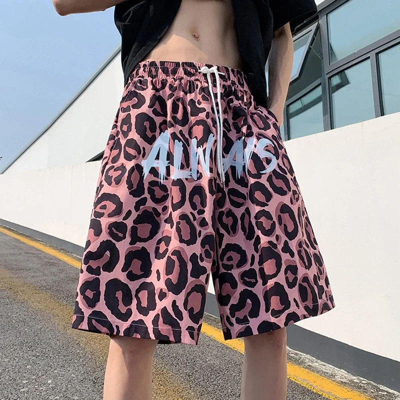 Men's Leopard Beach Shorts