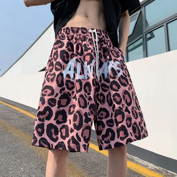 Men's Leopard Beach Shorts