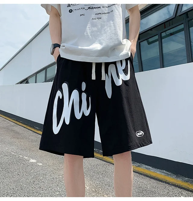 2025 Summer Men's Ice Silk Shorts Detail
