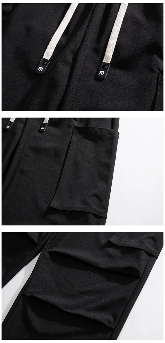 Men's 2025 Summer Ice Silk Straight Pants Detail
