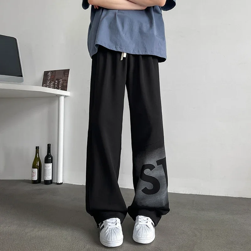 Men's Loose Straight Sweatpants