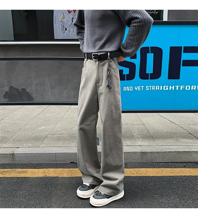 Men's Basic Black Jeans - Spring/Fall Detail
