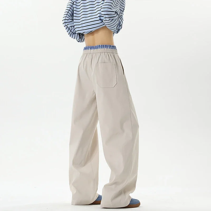 Men's Summer Ice Silk Trousers with Puppy Design