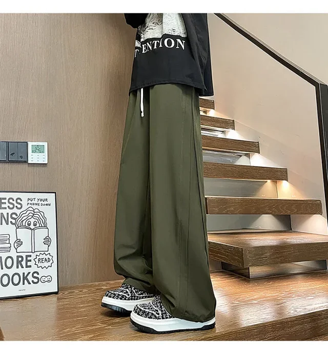 Oversize Vibe Pleated Wide - leg Pants Detail