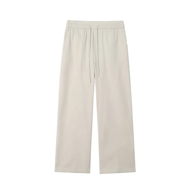 Men's Oversize Wide-leg Fleece Pants