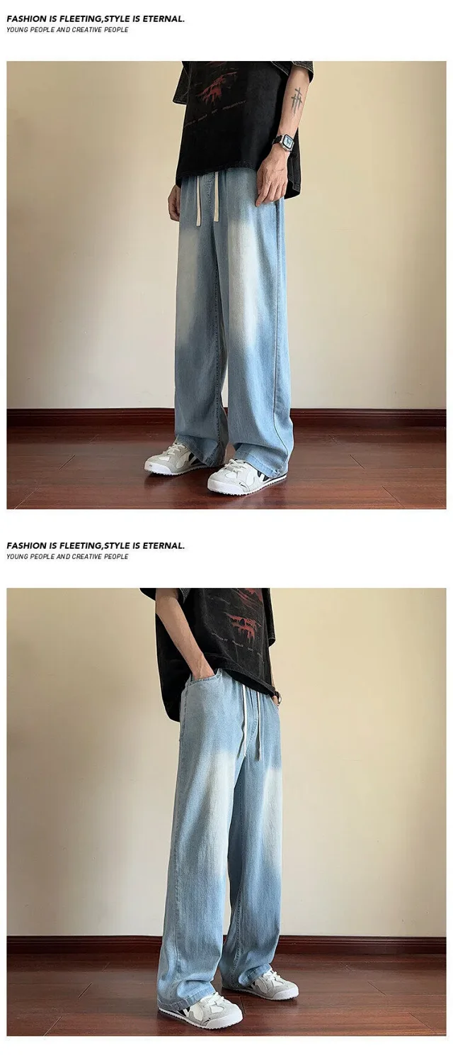 Ice Silk Jeans for Men 2025 Detail