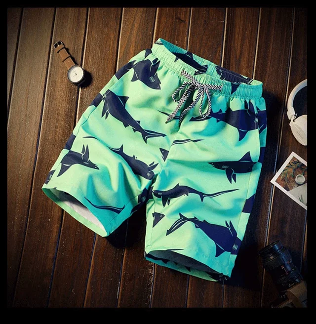 K167 Summer Loose Beach Pants for Men Detail