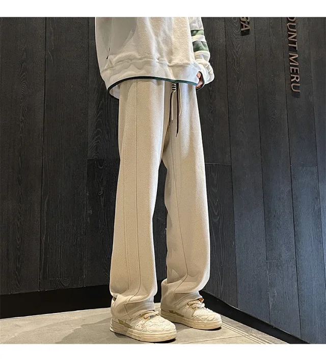 Men's Retro Oversize Wide-Leg Pants Detail