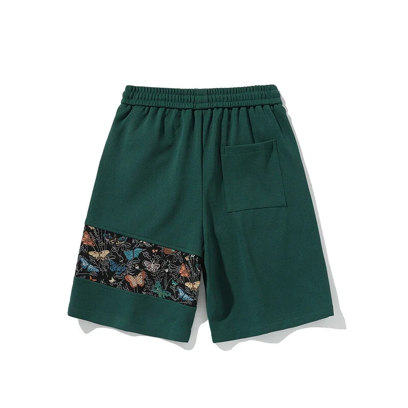 Men's Chinese Style Embroidery Sports Shorts