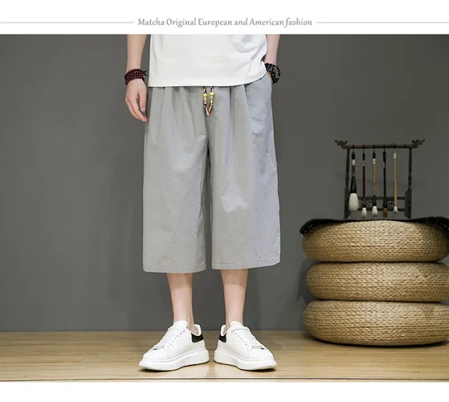 Men's Chinese Style Shorts Detail