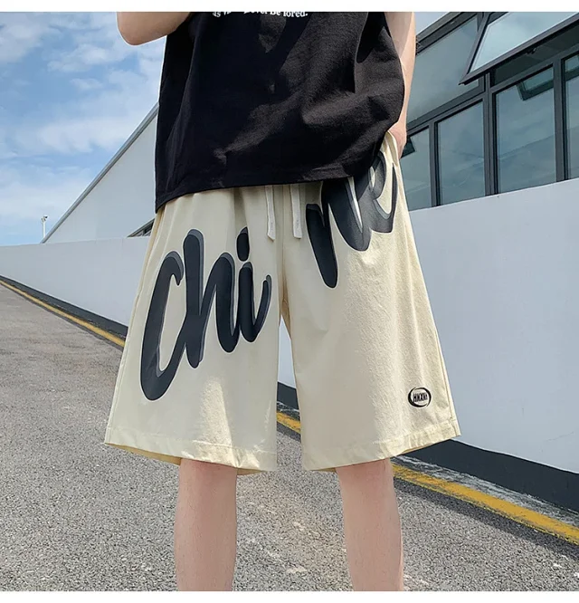 2025 Summer Men's Ice Silk Shorts Detail