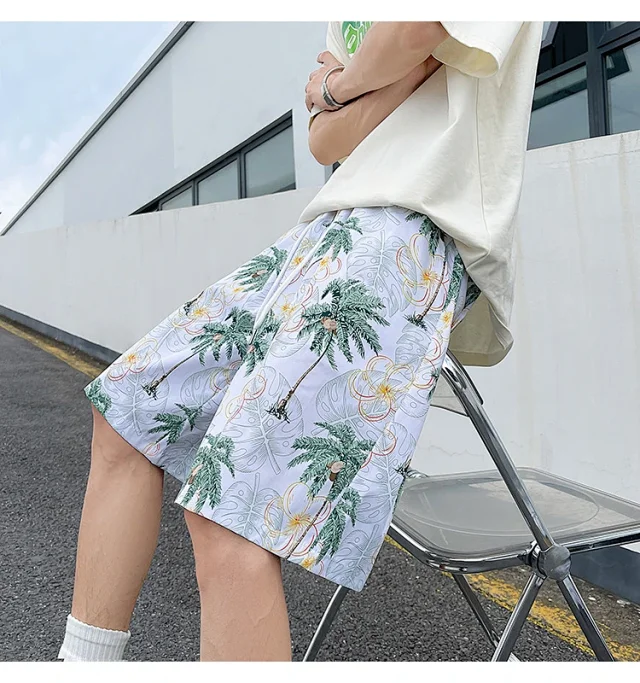 Men's Summer Quick-Dry Beach Shorts Detail