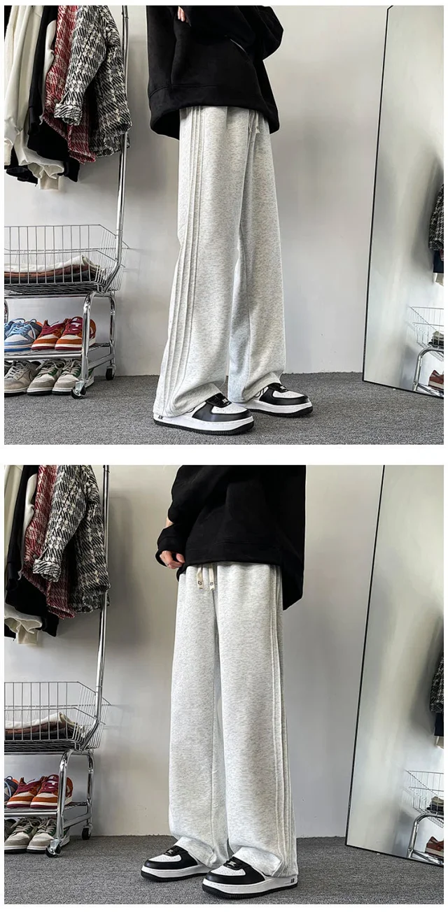 Oversize Men's Winter Sweatpants Detail