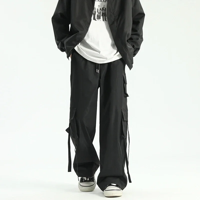 Men's American-style Straight Loose Cargo Pants