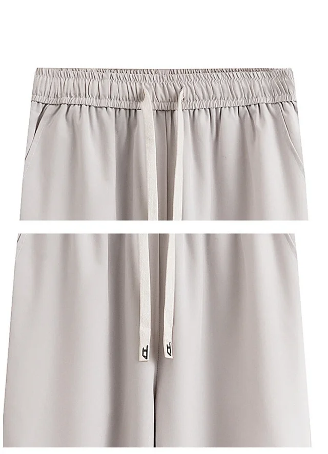 Men's Trendy Retro Micro-flared Street Pants Detail