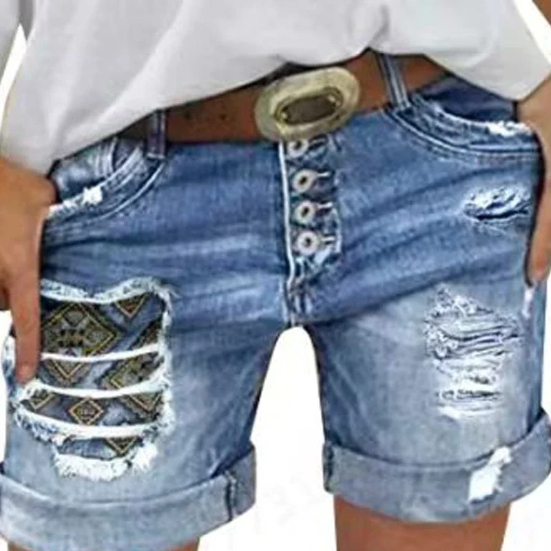 European Sourced Slim Denim Shorts