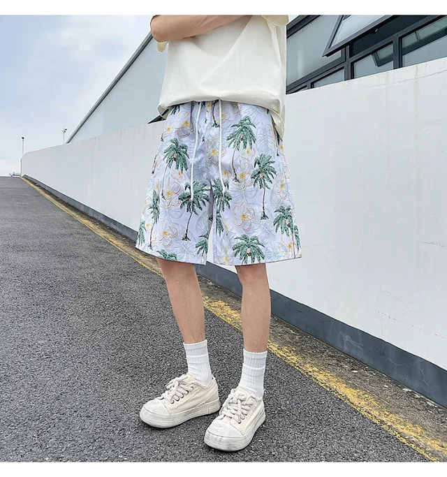 Men's Summer Quick-Dry Beach Shorts Detail