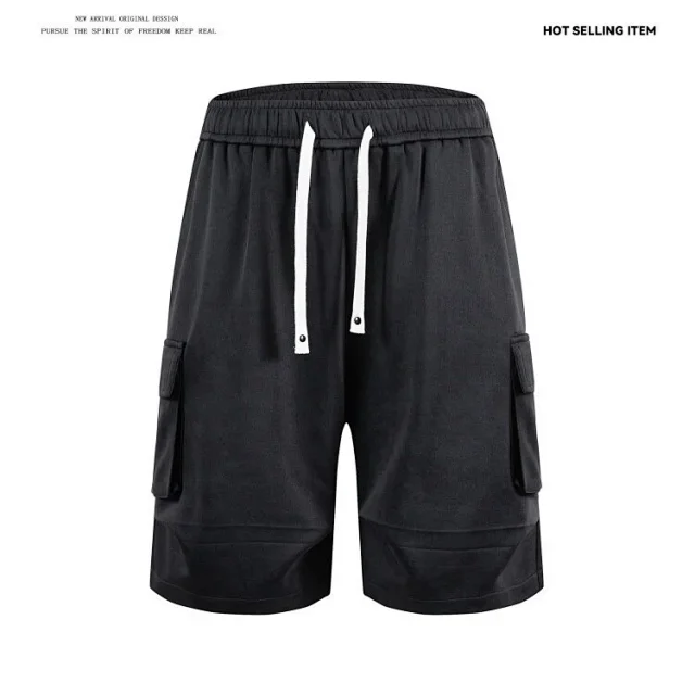 2025 Summer Tie - Dye Cargo Shorts Detail