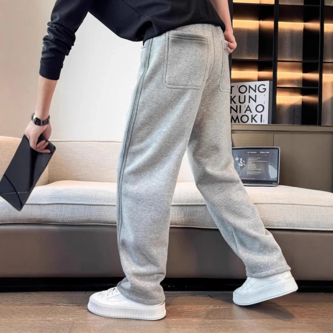 Spring Autumn Men's Casual Straight Pants