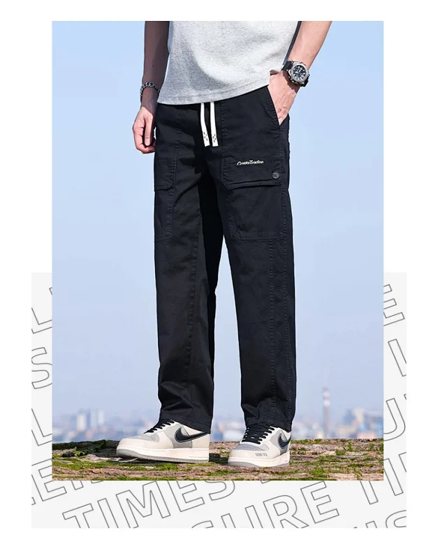 Men's 2025 Spring/Summer American Trendy Work Pants Detail