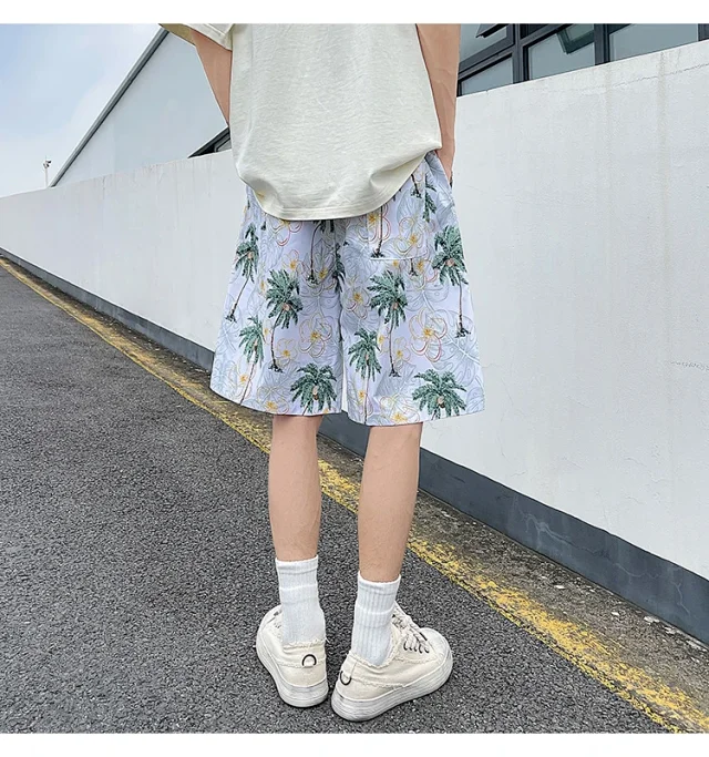 Men's Summer Quick-Dry Beach Shorts Detail