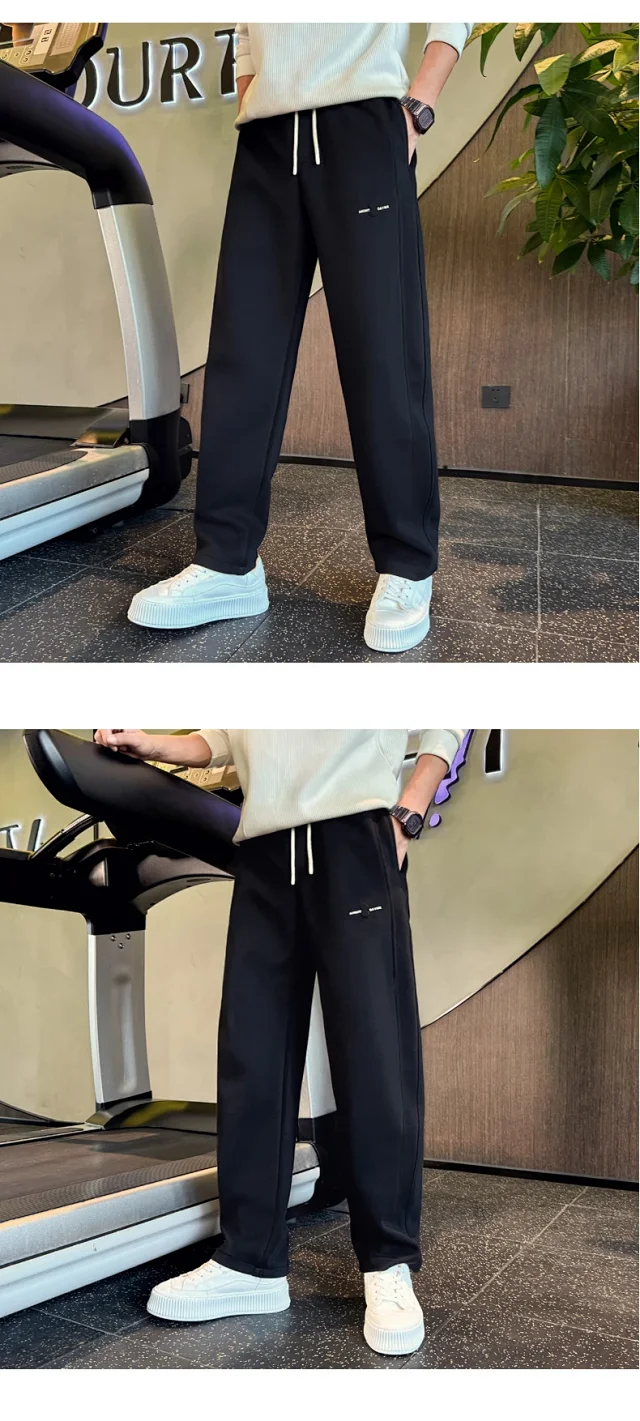 2025 Trendy Straight Sweatpants for Men Detail