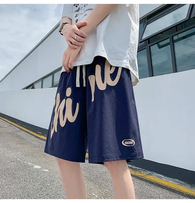 2025 Summer Men's Ice Silk Shorts Detail