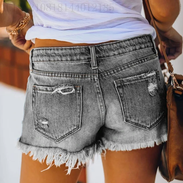 Hot Summer Denim Shorts for Women Detail