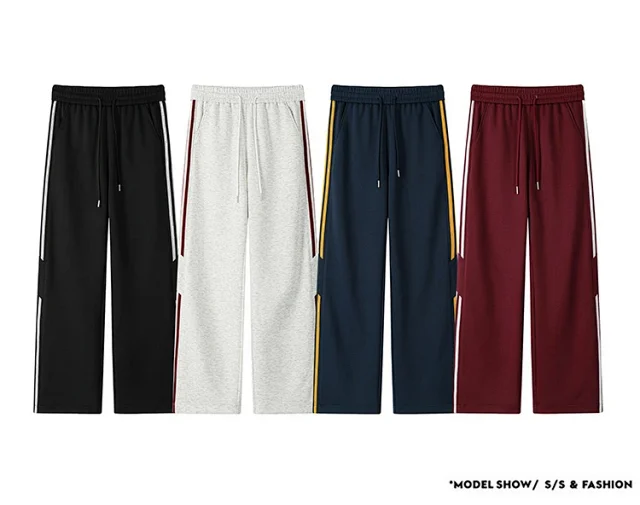 2025 Spring New Men's Wide-Leg Sweatpants Detail
