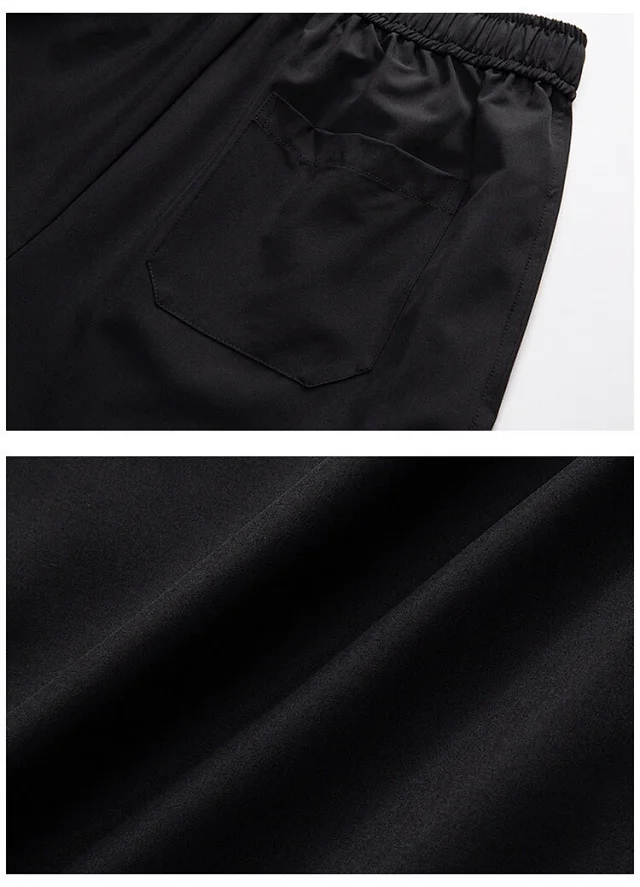 Men's Oversized Pleated Wide-Leg Pants Detail