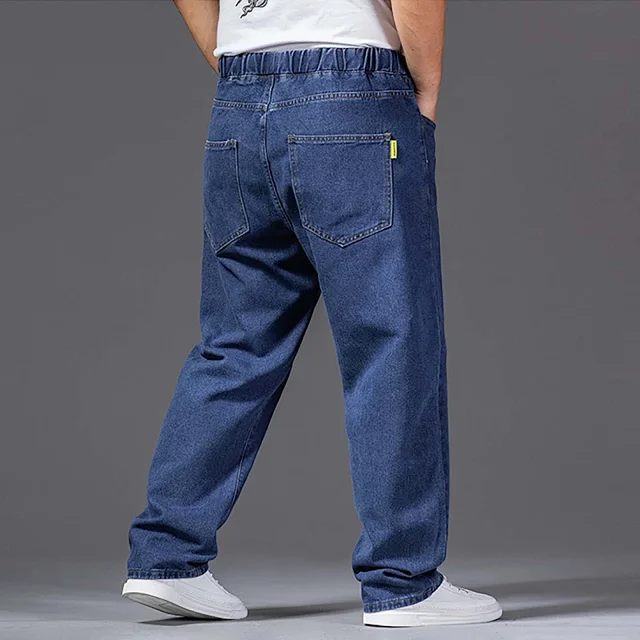 Autumn Men's Wide-Leg Jeans Detail